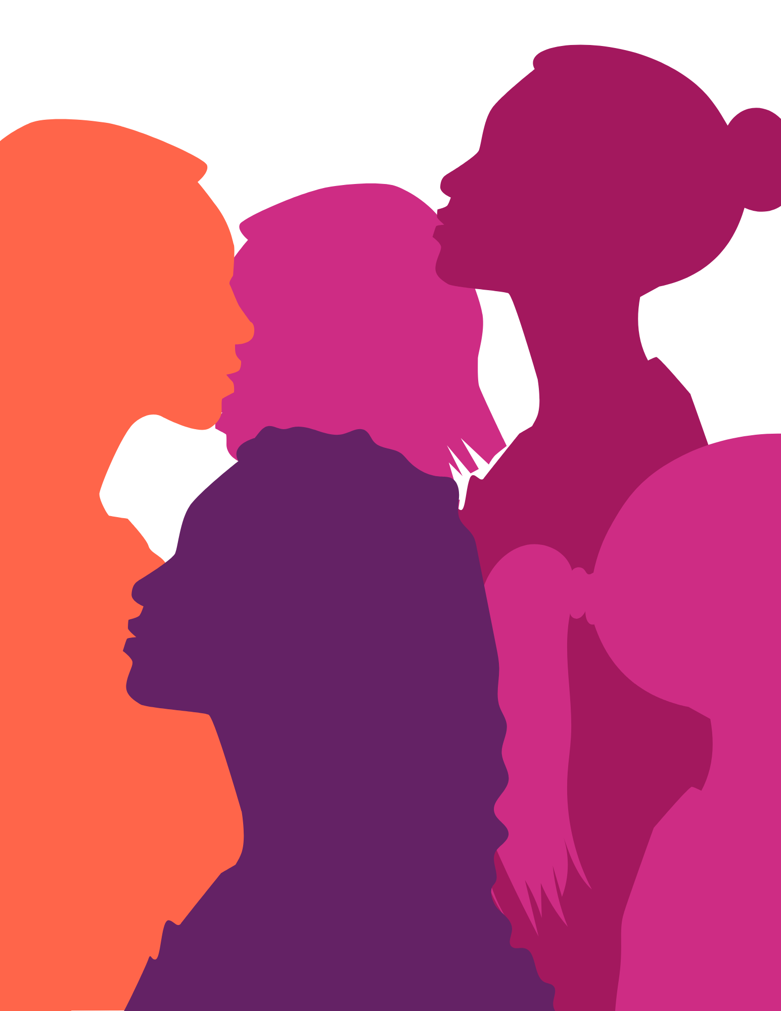 Graphic of Women profiles